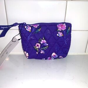 VERA BRADLEY “Wild Roses” Zipper Coin Purse